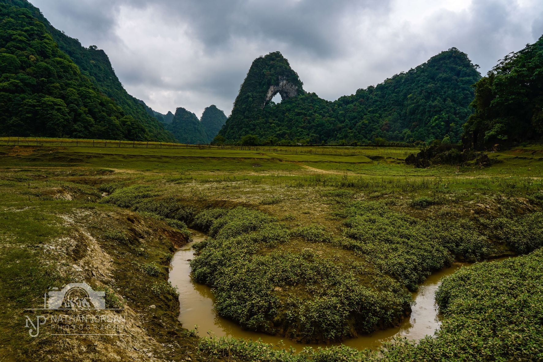 Eye of God Mountain in Cao Bang Province Vietnam nathan jordan photography